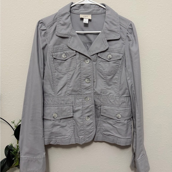 LOFT Jackets & Blazers - LOFT Women's Utility Jacket in Gray
